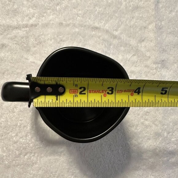 Rae Dunn Trick Treat Large Black Coffee Mug with Orange Letters Halloween Theme - Picture 6 of 7